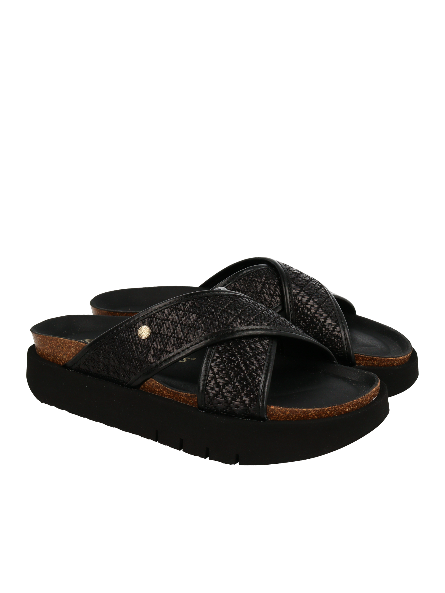 PALACE RAFFIA BLACK