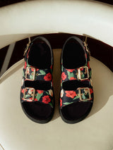 FELINA VEGAN FLORAL RED