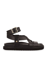 ZAHA EMBOSSED LEATHER DARK