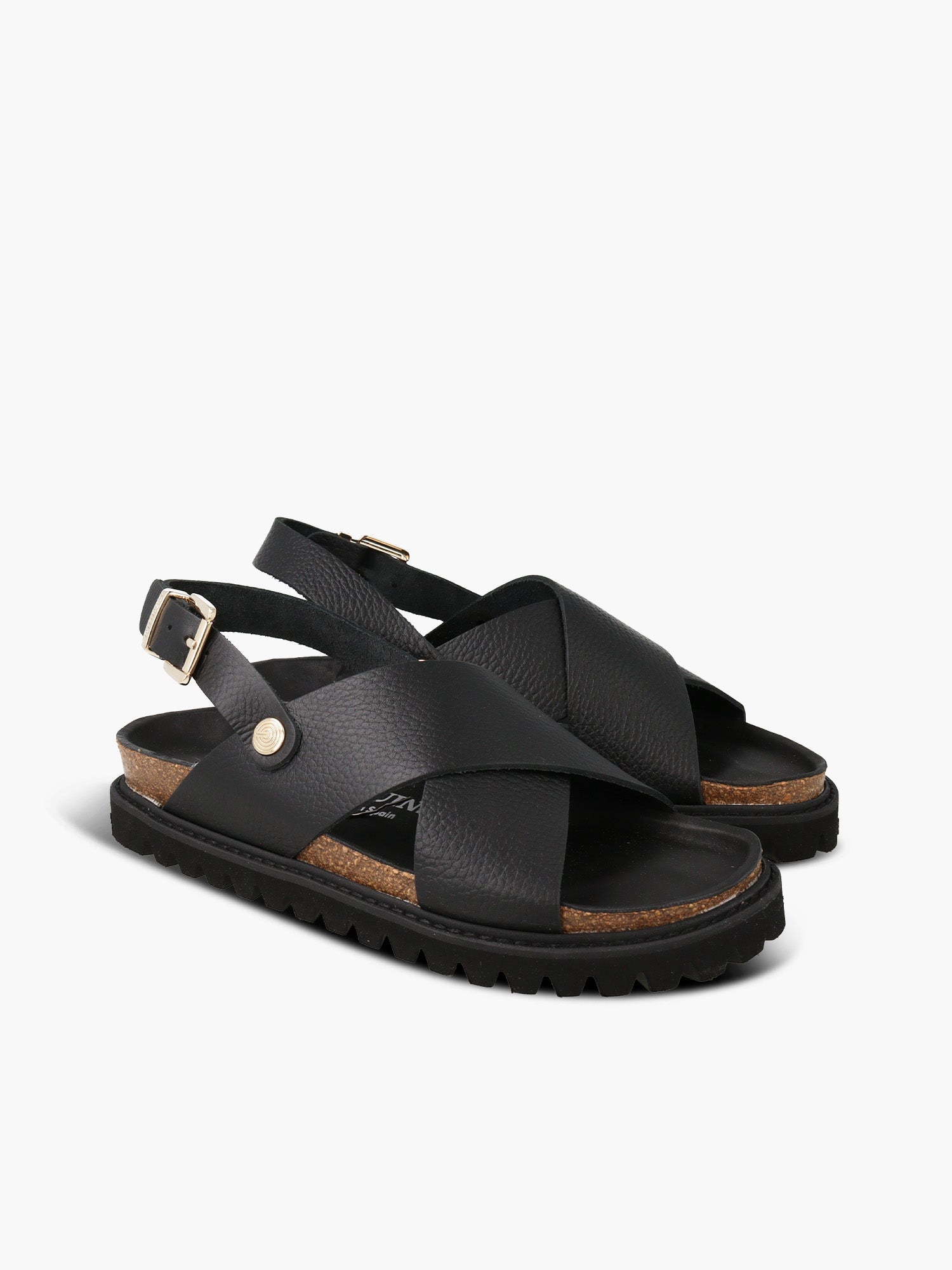 MELEN LEATHER EMBOSSED DARK