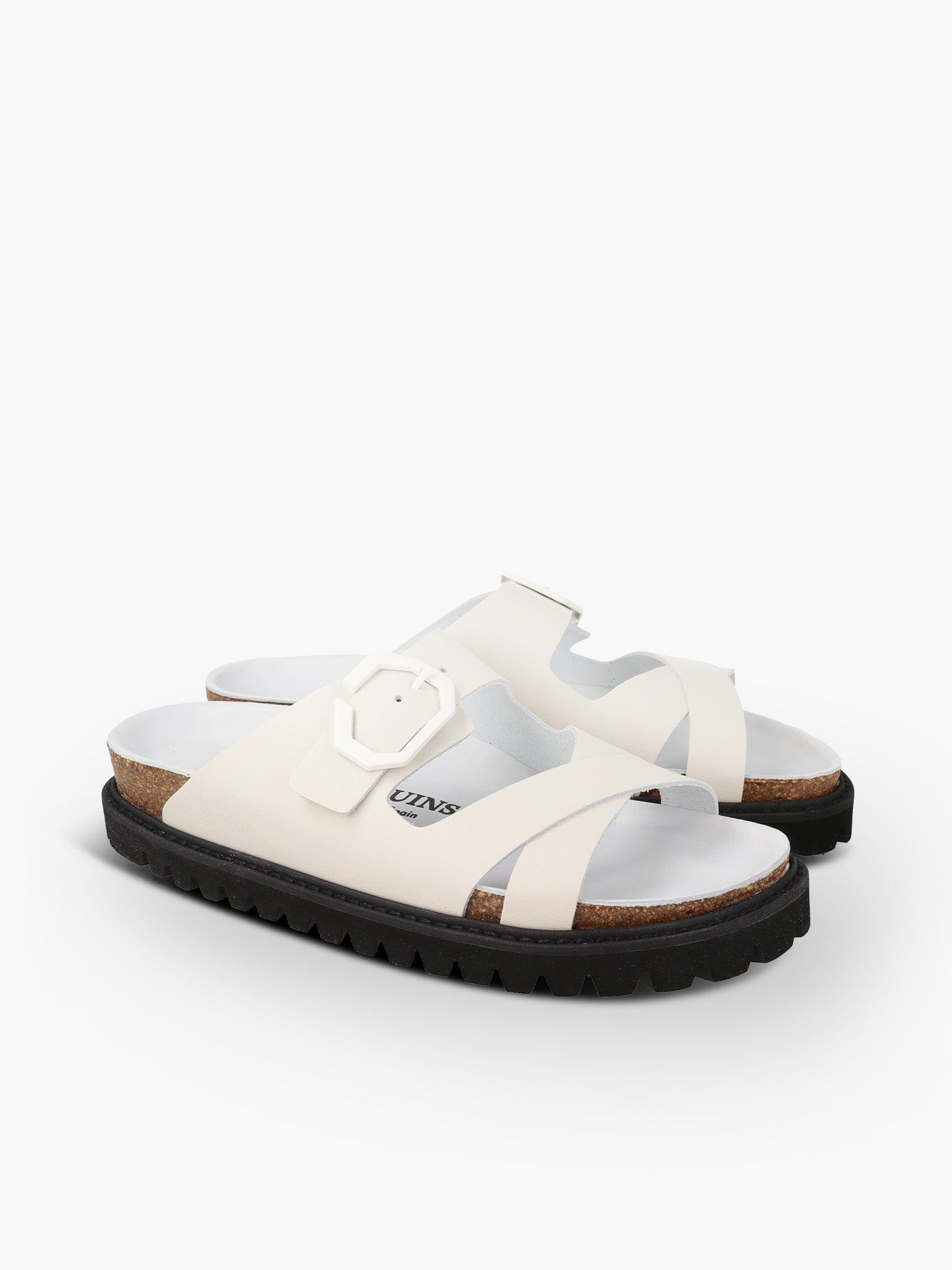 GEORGINA LEATHER OFF WHITE