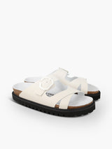 GEORGINA LEATHER OFF WHITE