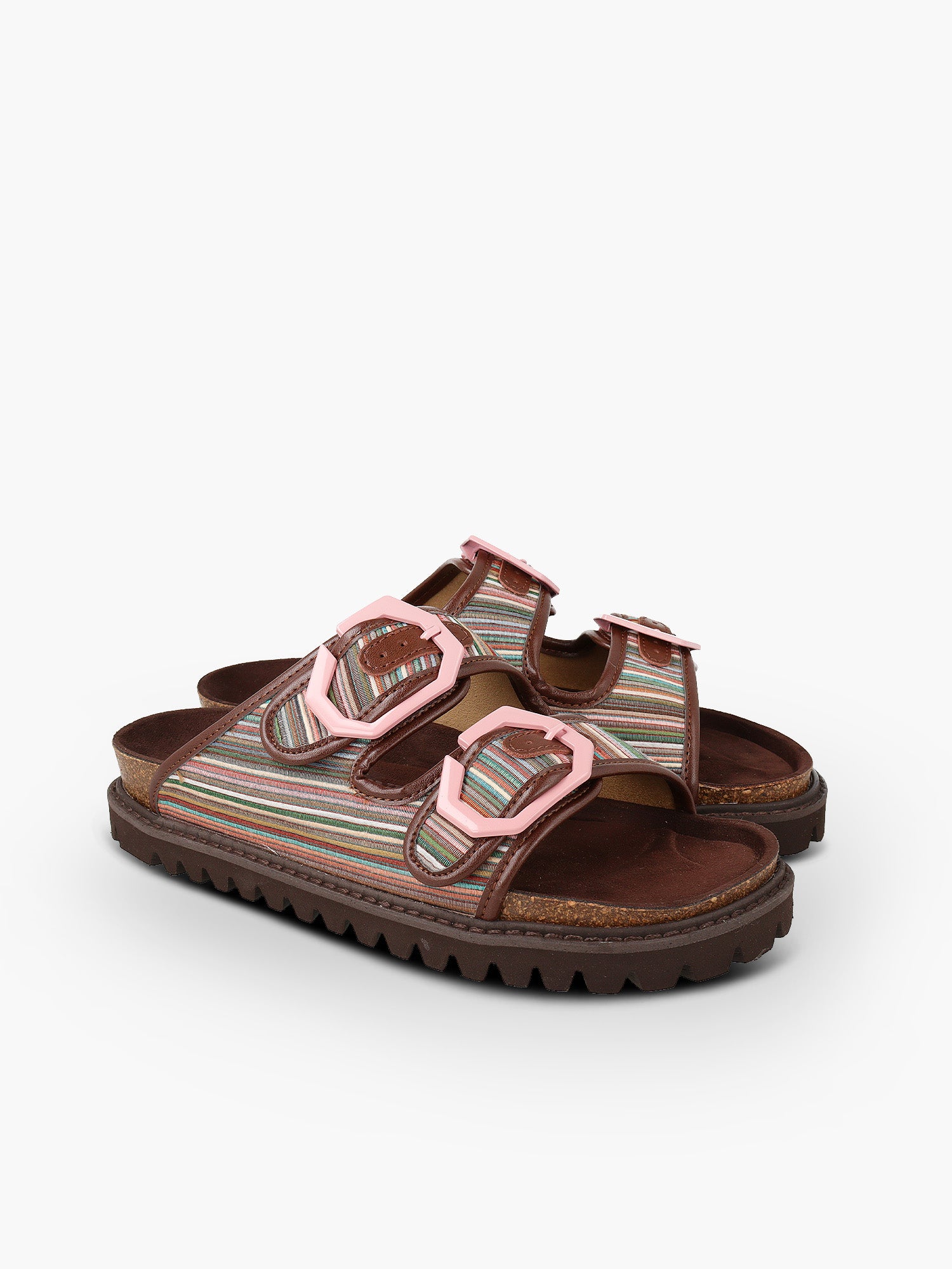 GALIA VEGAN STRIPES PINK