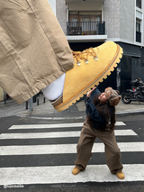 TABANCA VELOUR LEATHER AMBRA