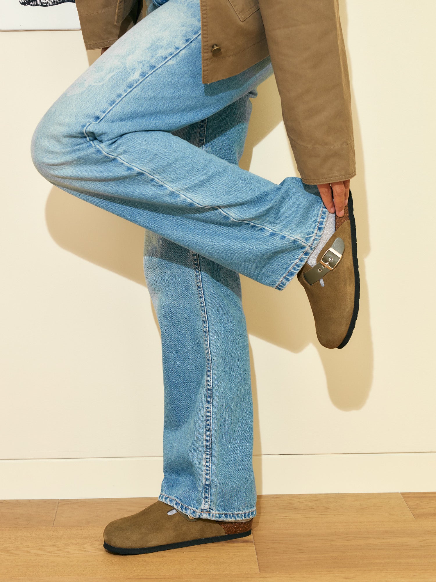 RIVA VELOUR KHAKI