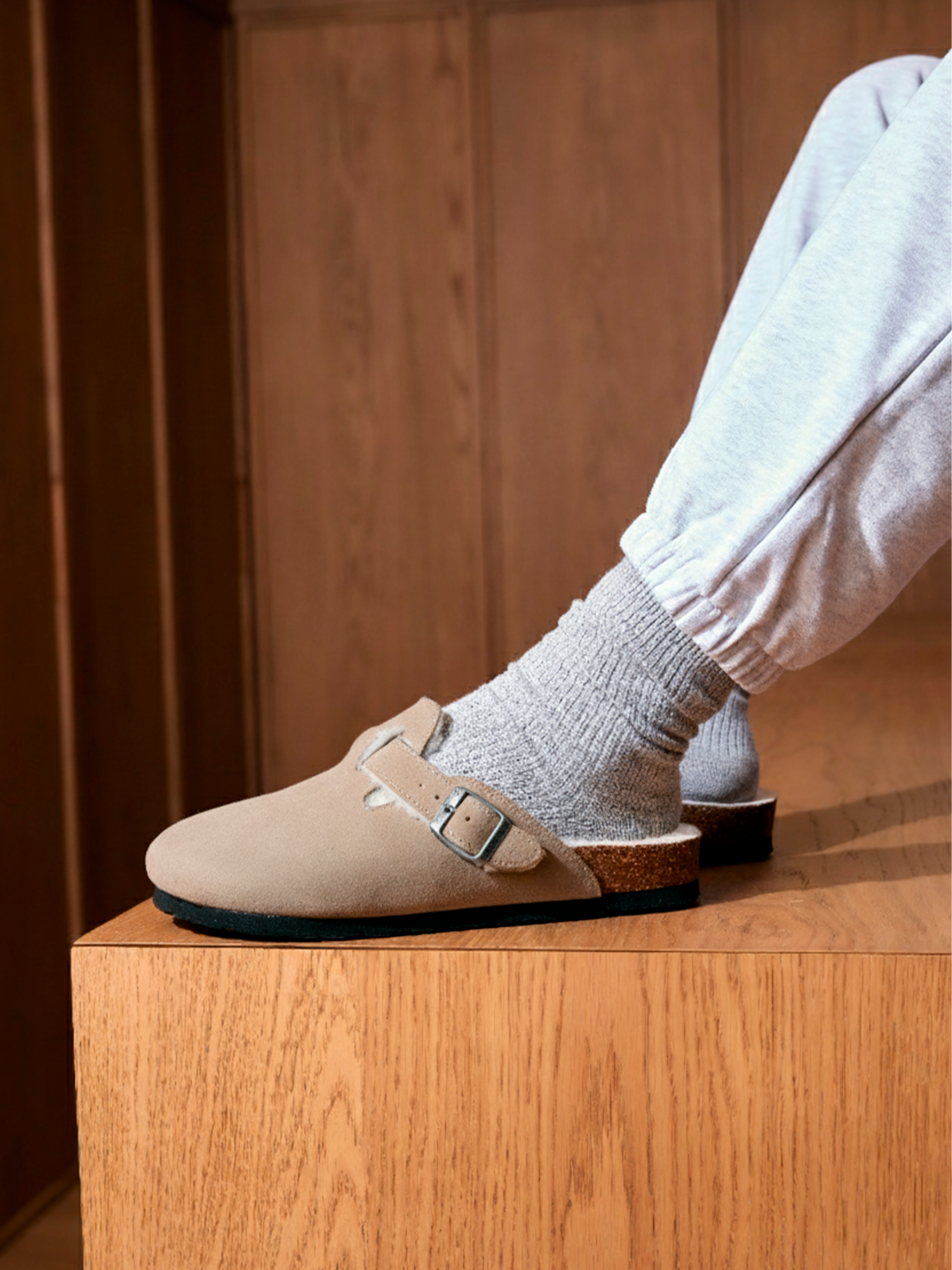 RIVA VELOUR WOOL TAUPE