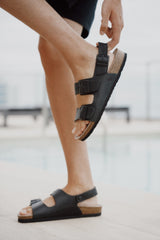 CONGO OILED LEATHER BLACK